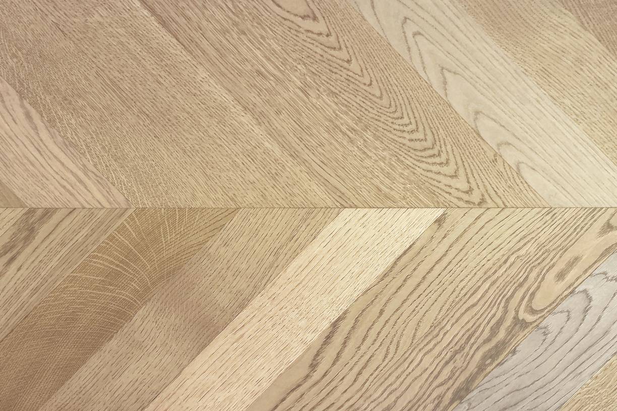 Istoria Bespoke St Pauls Chevron Parquet Wood Flooring by Jordan Andrews